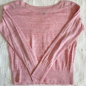 Banana Republic Soft Pink Crew Neck Sweater